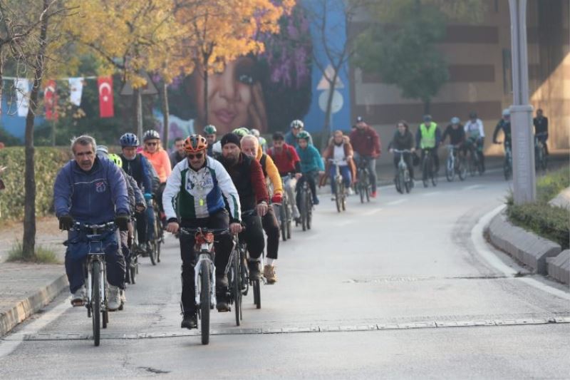 İzmit’te pedallar erozyonla  mücadeleye çevrildi