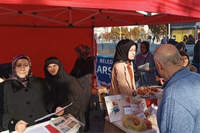 Kayseri’de Saadetli kadınlardan şehitler için lokma