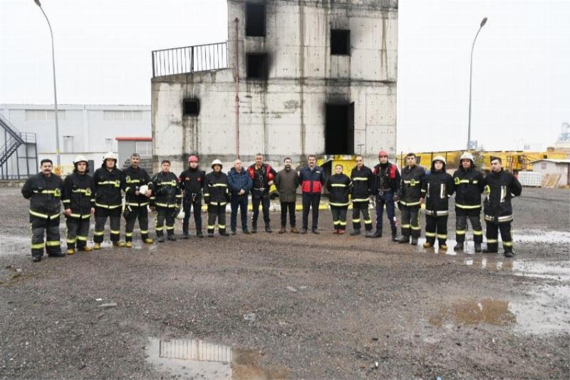 Kayseri ve Gaziantep OSB itfaiyesinden ortak tatbikat