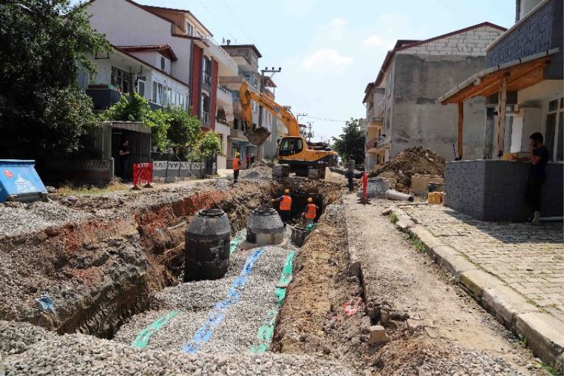 Kartepe’de yağmursuyu hattı sevinci