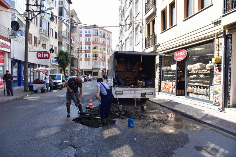 Giresun’un alt yapısında yoğun mesai