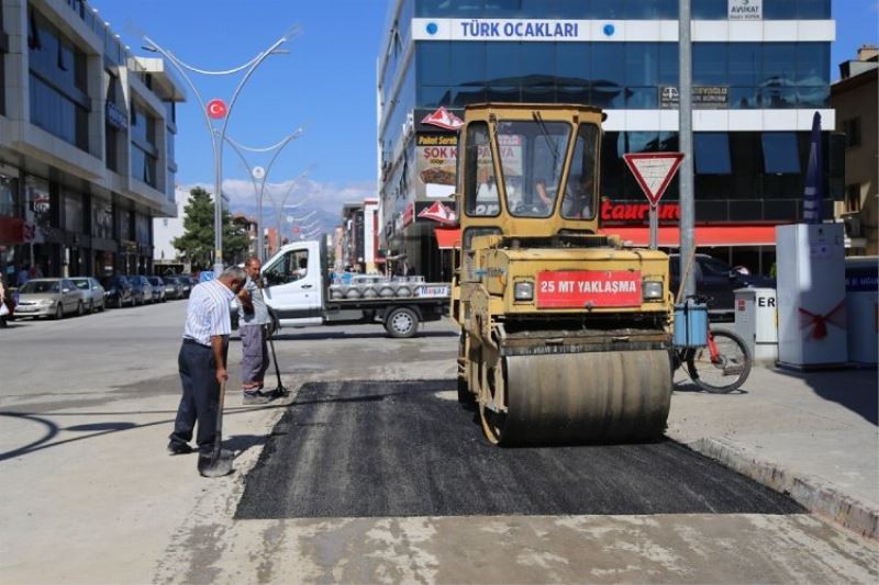 Erzincan yolları asfaltlanıyor