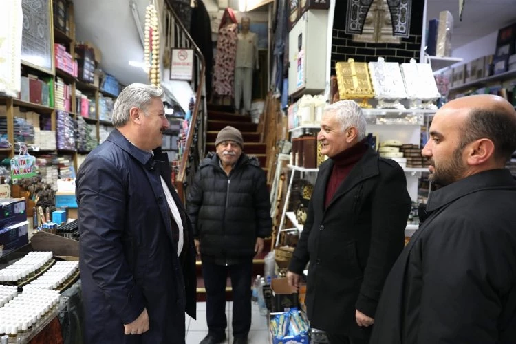 Kayseri Melikgazi esnafına Palancıoğlu ziyareti