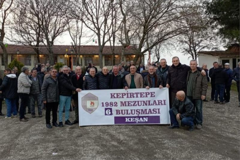 1982 Mezunu Kepirtepeliler Keşan’da Buluştu