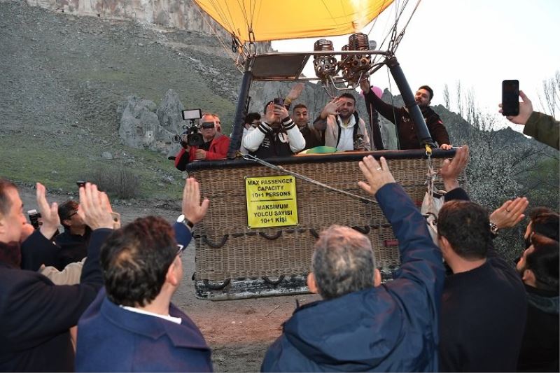 Kayseri protokolü turizm cenneti Soğanlı Vadisi