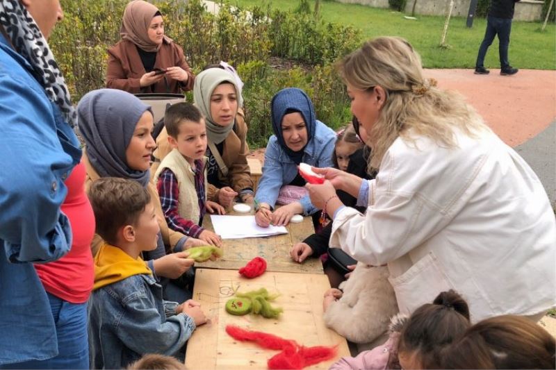 “Anne-Çocuk” atölyelerinde buluştular