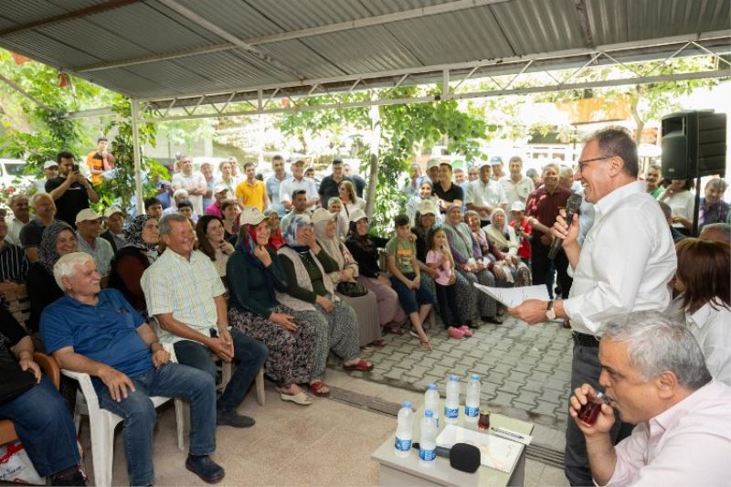 Başkan Seçer Erdemli halkıyla buluştu