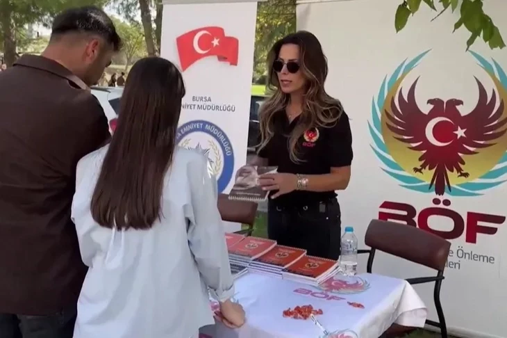 Bursa Emniyet Müdürlüğü 20 bin gence ulaştı! 