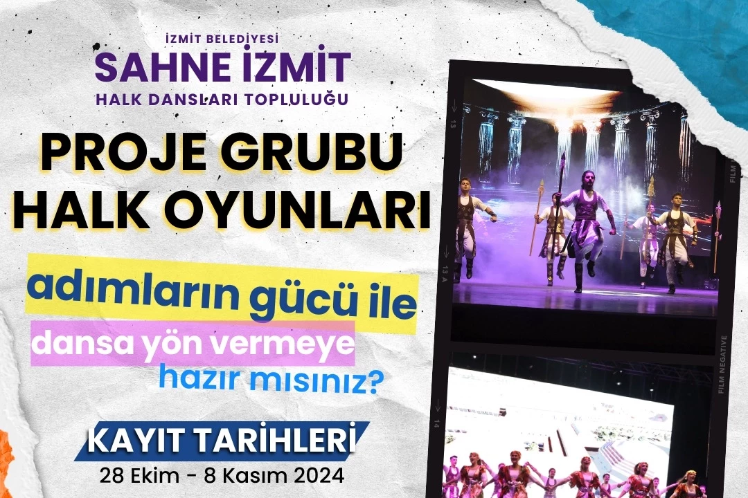 İzmit dans ediyor, sahne İzmit yeni dansçılarını bekliyor