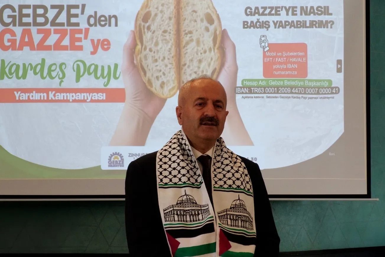 Gebze’den Gazze’ye kardeş payı