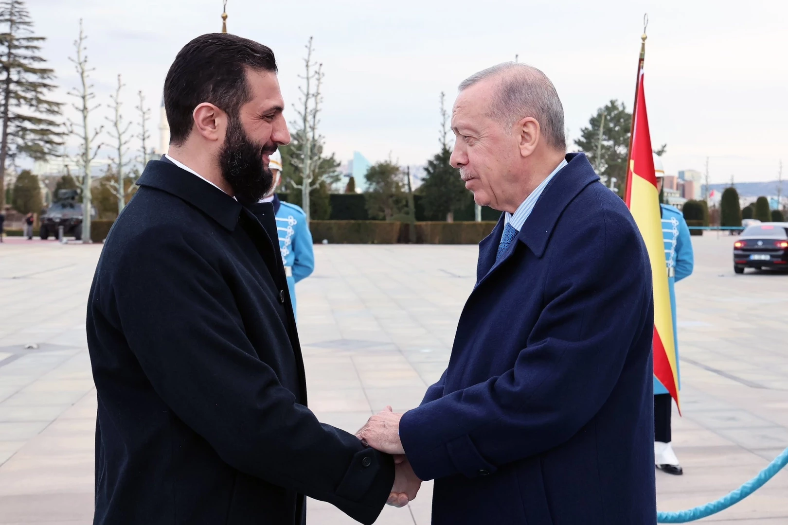 Geçiş dönemi Cumhurbaşkanı Şara, Türkiye