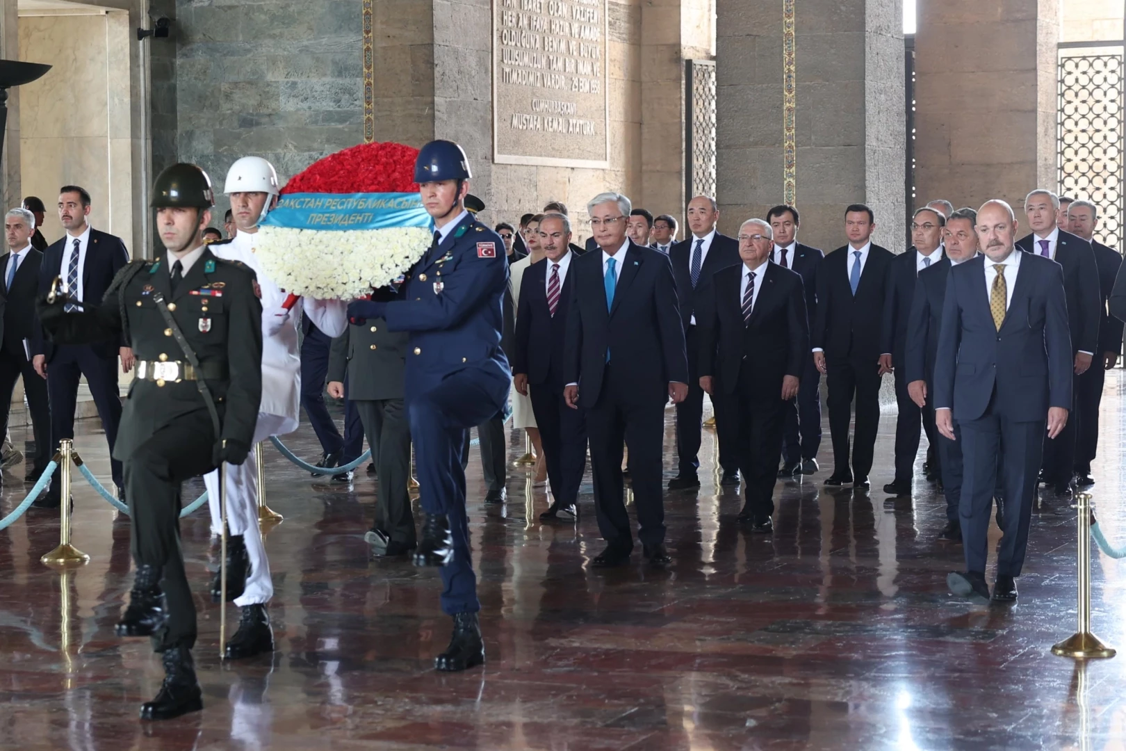 Kazakistan Cumhurbaşkanı Tokayev Anıtkabir
