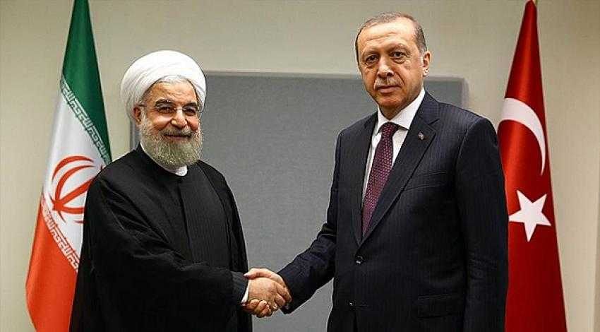Cumhurbaşkanı Erdoğan, Ruhani ile bir araya geldi