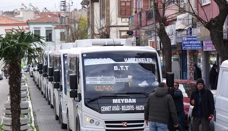 Şoför esnafından kontak kapatma eylemi