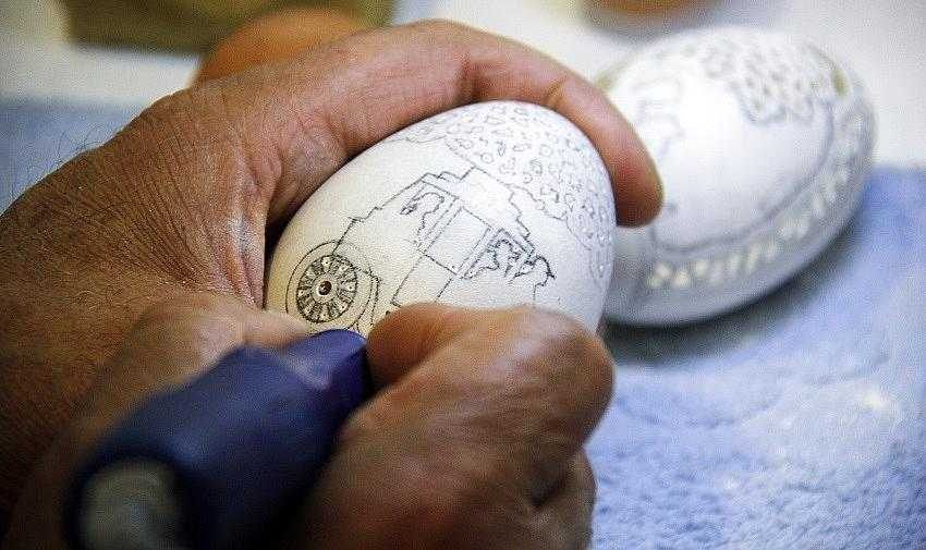 Yumurta kabuğunun sanat eserine yolculuğu...