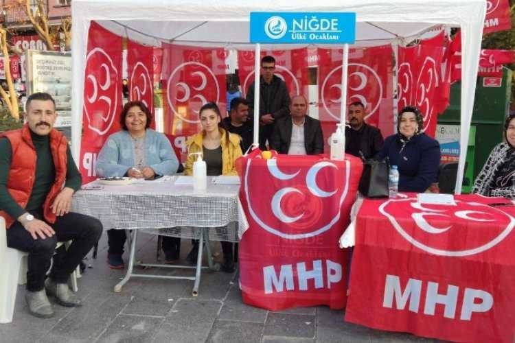 MHPden Niğdeye üye standı  