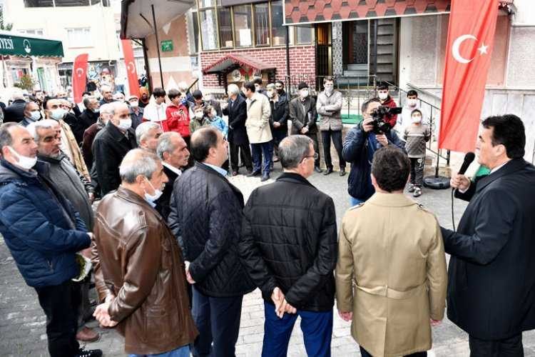 Bursada Atıcılar Veysel Karani Camiine yeni çehre