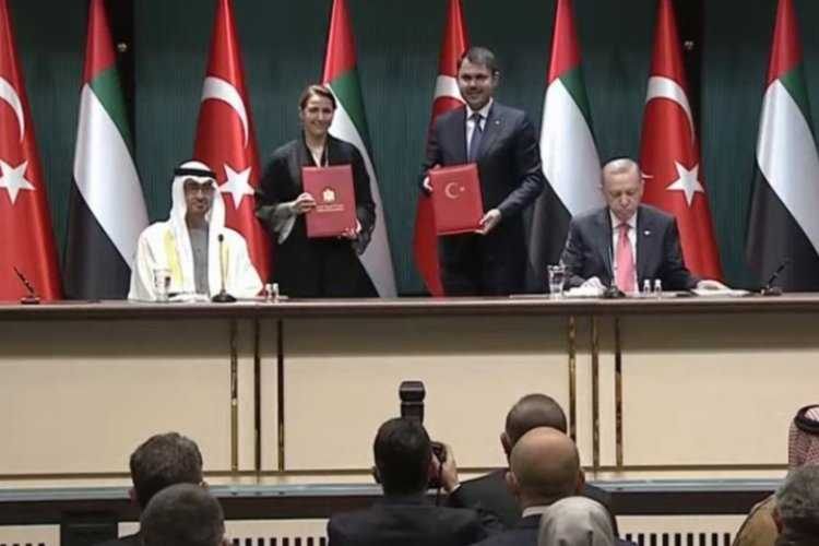 Türkiye ve Birleşik Arap Emirlikleri ile imzalar atıldı