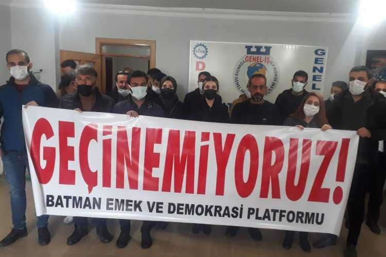 Batmandan Geçinemiyoruz mesajı 