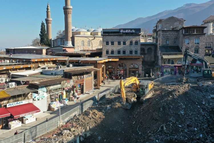 Bursada Hanlar Bölgesi gün yüzüne çıktı