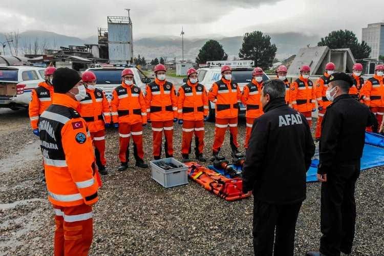 Bursa AFADdan JAK ve JÖAK ekipleriyle ortak tatbikat