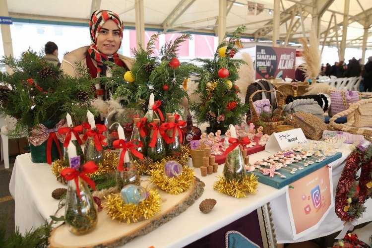 Bursa Nilüferde kadınlar el sanatlarıyla renk kattı