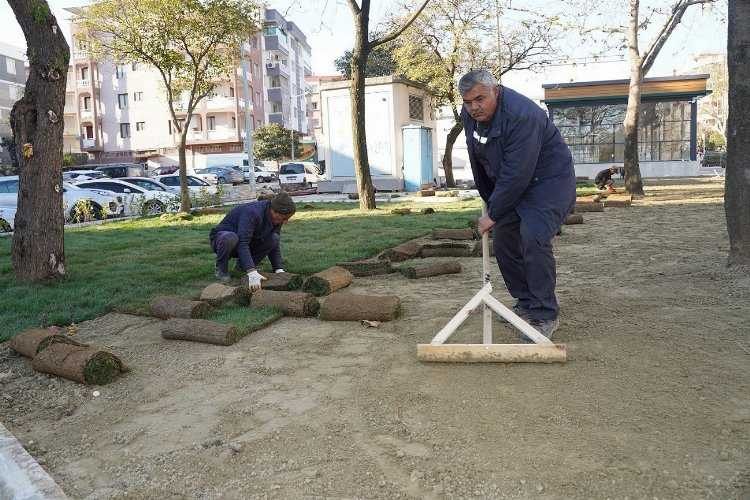 İzmir Gaziemir parkları yenileniyor