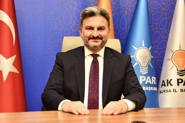 Bursa Mudanyada AK Partinin yeni başkanı Samasttan göreve davet