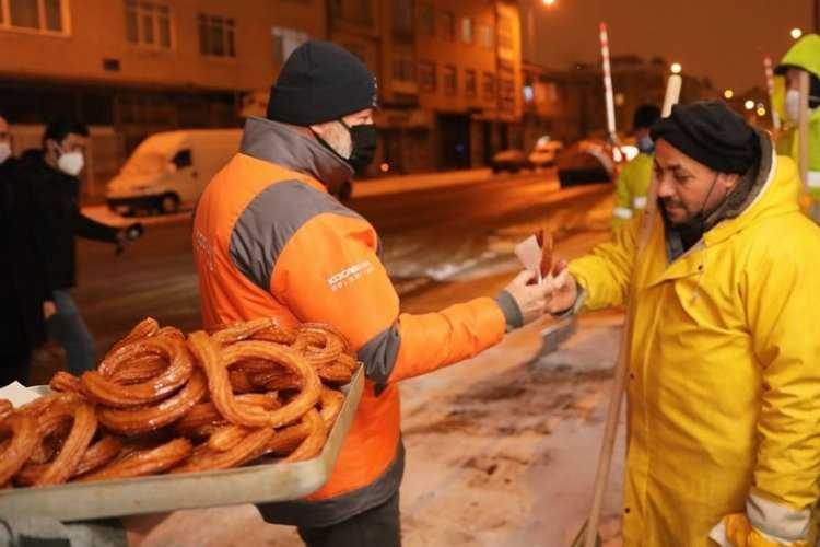 Kayseri Kocasinanda kar mesaisi