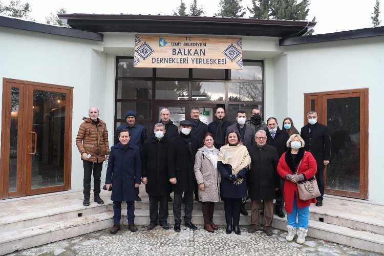 Kocaeli İzmitteki Balkan Dernekleri Yerleşkesi incelendi 