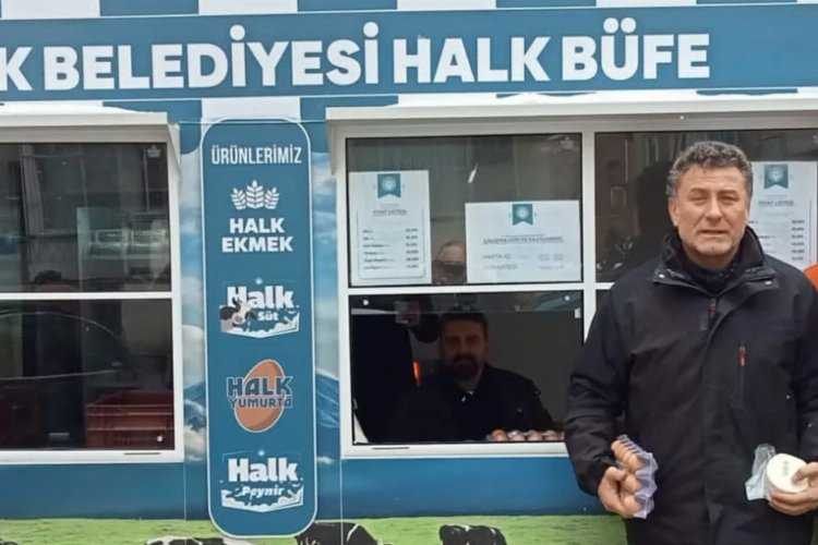 Bursa Gemlikte Halk Büfeye ziyaret 