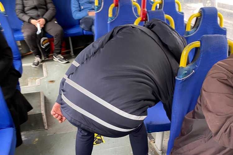 Nevşehirde zabıta özel halk otobüslerini denetledi 