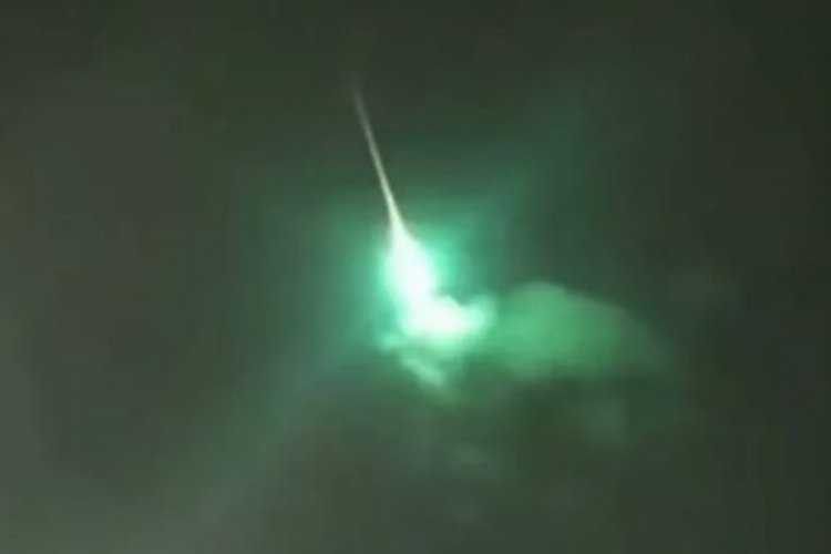 TUAdan “yeşil ışık saçan meteor” açıklaması