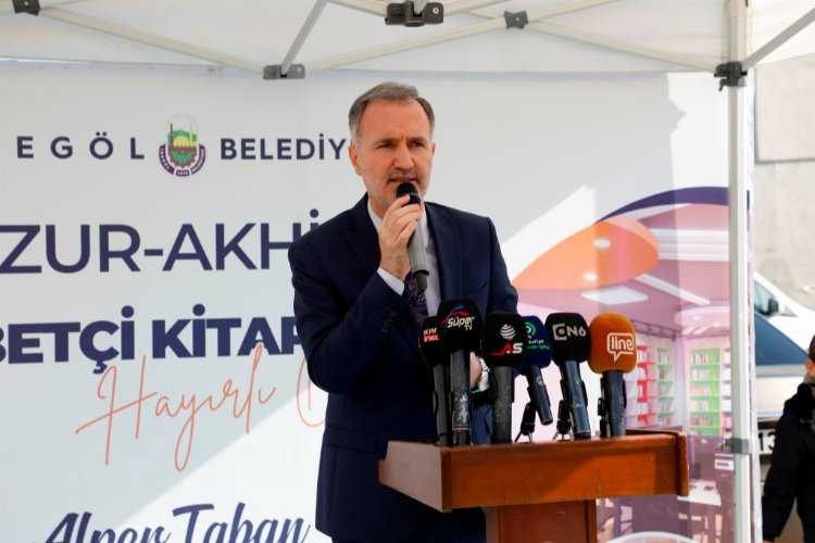 Bursa İnegölün Nöbetçi Kitaphanesi açıldı 