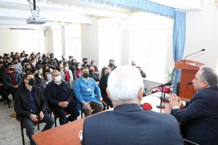 Kayseri Talasta Başkan Yalçın Kariyer Günlerine katıldı 