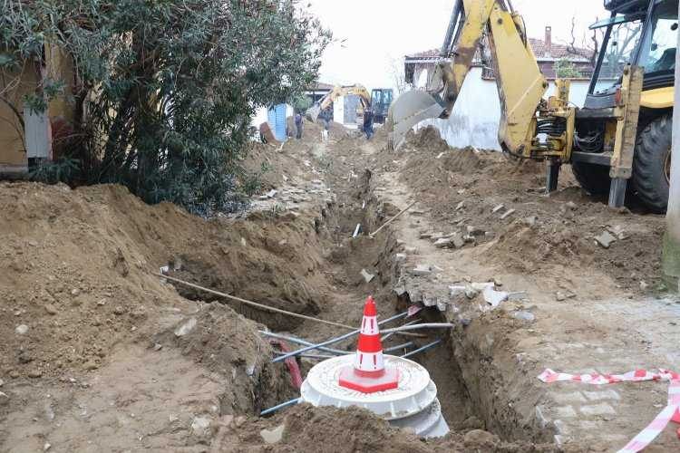 Manisa Kurudere’nin altyapı çalışmaları devam ediyor