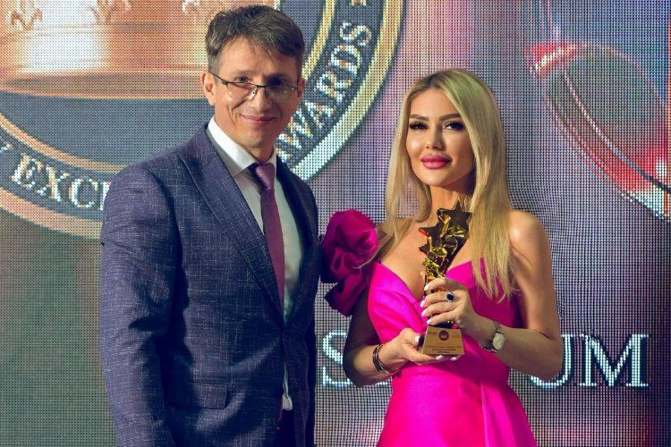 Başarılı yapımcı Esin Yuma Azerbaycandan ödül