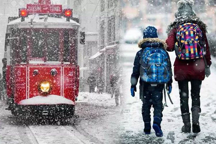 İstanbulda kar tedbiri... Eğitime kar molası