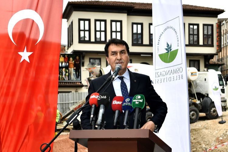 Bursa Osmangazide yeni hizmet binasının temeli atıldı 