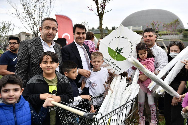 Bursa Osmangazide erguvan renkliliği