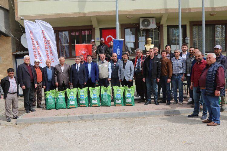Bursa Mudanyada silajlık mısır tohumu desteği