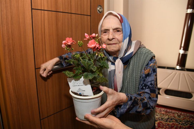 İstanbul Kadıköyde 80 yaş üstü annelere sardunya