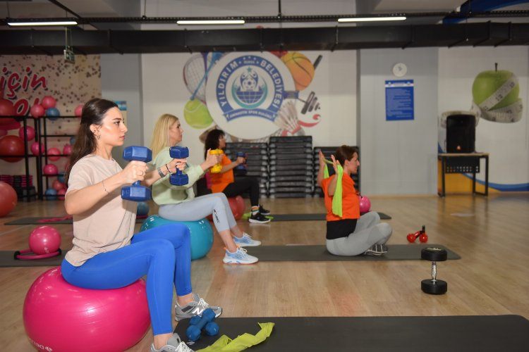 Bursa Yıldırım Belediyesinden kadınlara özel spor salonları 