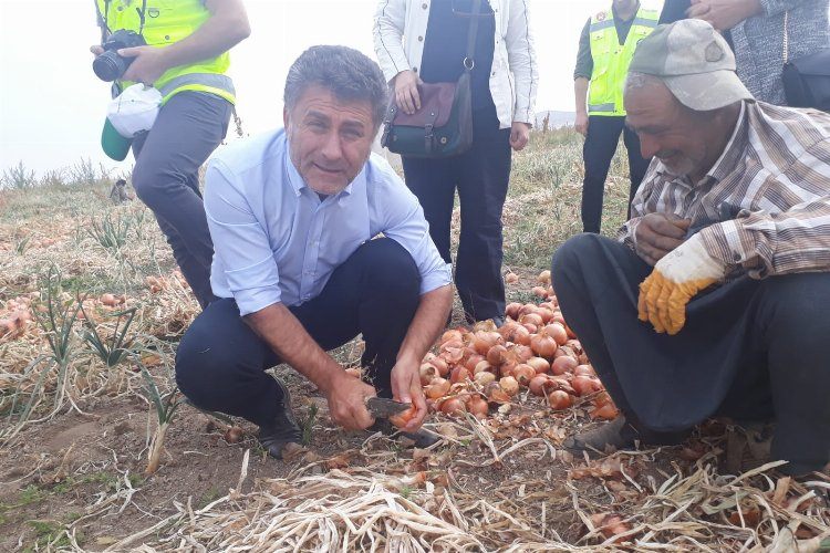 CHPli Sarıbaldan üretici için destek çağrısı