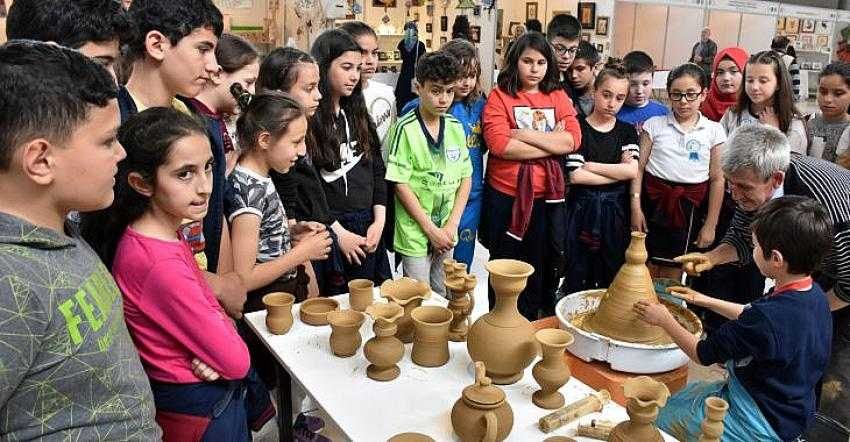 Geleneksel el sanatlarına okullardan yoğun ilgi