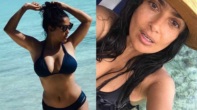 Salma Hayek yıllara meydan okudu