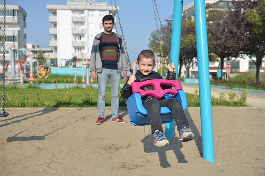 Nilüfer’in yenilenen parklarına ilgi büyük