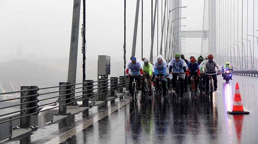 Bisikletle Osmangazi Köprüsü