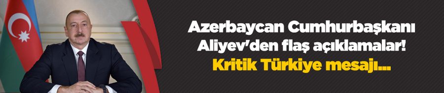 Azerbaycan Cumhurbaşkanı Aliyev