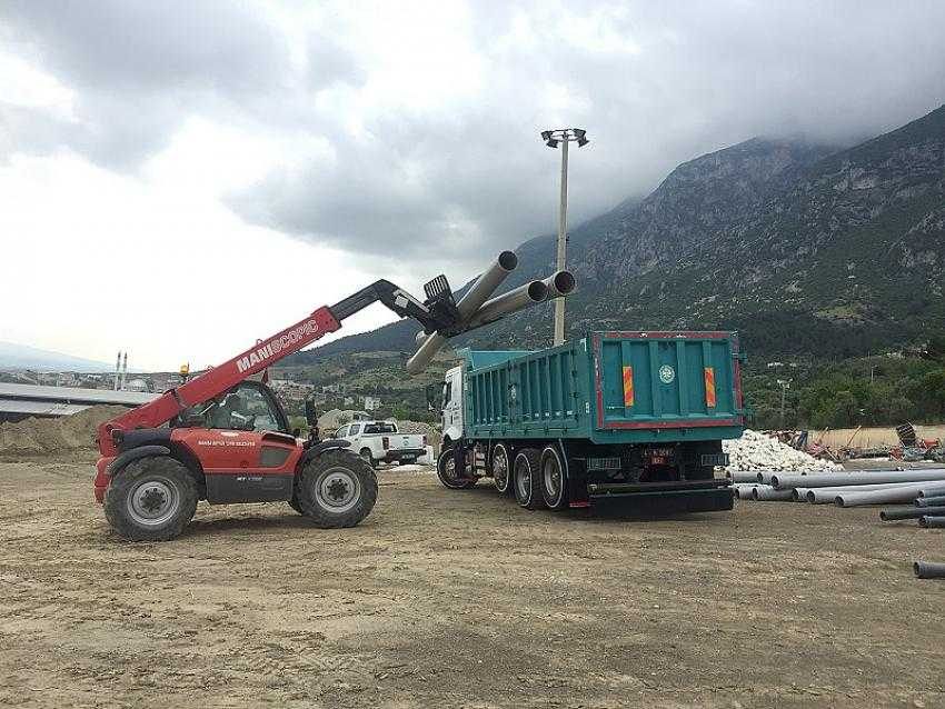 Sulama tesisi yenilemesine Büyükşehir desteği